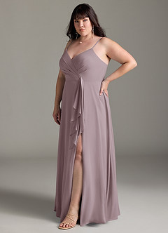 Azazie Akita Bridesmaid Dresses Dusk A-Line Chiffon Dress image8
