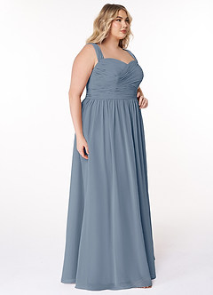 Azazie Zapheira Bridesmaid Dresses Twilight A-Line Ruched Chiffon Dress image9