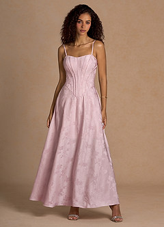 Maxi jurk Clementine Zacht Roze image3