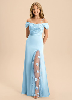 front Azazie Etta Junior Formal Dress