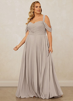 Christian Siriano Bridal for Azazie 1013 Bridesmaid Dresses Frost A-Line Off the Shoulder Chiffon Dress image13