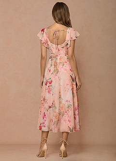 Talia Abstract Bouquet Floral Midi Dress image2