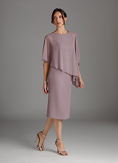 Azazie Sparrow Mother of the Bride Dresses Dusk Sheath Sequins Chiffon Dress image2