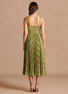 Vesper Moss Brown Midi Dress image2
