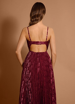 Audrina Wine Maxi Dress image7