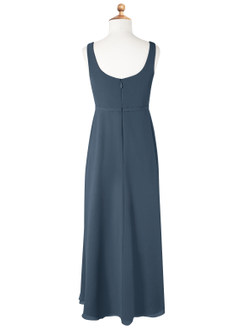 Azazie Renee Junior Neptune A-Line Side Slit Chiffon Dress image6
