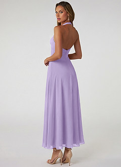 Azazie Tessie Suknie dla druhen Linia A Pofałdowany Szyfon Długość kostki Sukienka image2