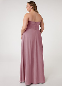 Azazie Arabella Allure Bridesmaid Dresses Vintage Mauve A-Line Sweetheart Neckline Chiffon Convertible Dress image17
