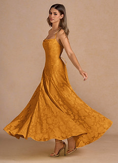 Marlo Butterscotch Corset Prom Dress image4