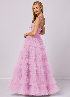 Barbie ♥ Azazie Bridesmaid Dresses Candy Pink A-Line Sweetheart Neckline Tulle Dress image2
