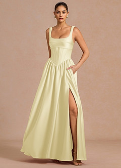 Kleid Lucretia Zitronengrün image4