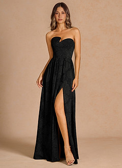 Maxi jurk Philomena Zwart image3