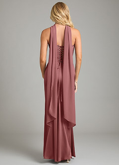 Azazie Sorrel Bridesmaid Dresses Amethyst Mermaid Strapless Stretch Satin Convertible Dress image9
