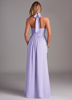 Azazie Avary Bridesmaid Dresses Lilac A-Line Pleated Chiffon Dress image8