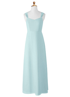 Azazie Denice Junior Cedar Rose A-Line Chiffon Dress image8