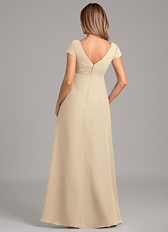 Azazie Allessia Final Sale A-Line Pleated Chiffon Floor-Length Dress image2