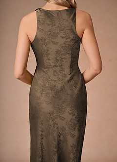 Elena Coffee Brown Maxi Dress image6