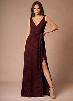 Audren Wine Maxi Dress image5