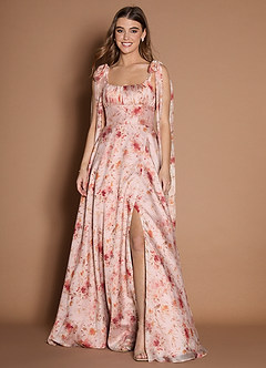 Ciara Apricot Multi Maxi Dress image2