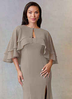 front Azazie Cove Chiffon Wrap
