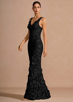 Cireth Black Maxi Dress image3