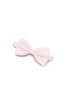 front Matte Satin Pre-Tied Bow Tie