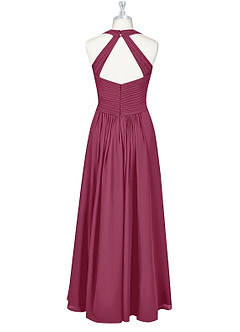 Azazie Claudia Bridesmaid Dresses Mulberry A-Line Sweetheart Neckline Chiffon Dress image8