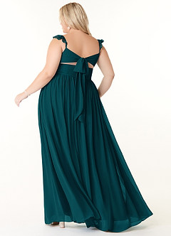 Azazie Metz Bridesmaid Dresses A-Line Sweetheart Ruched Chiffon Floor-Length Dress image8