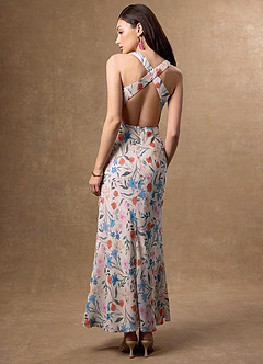 Anabelle Cream Multi Maxi Dress image2
