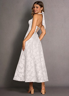 Isabeau Cream Midi Dress image2