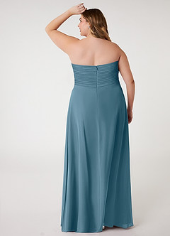 Azazie Arabella Allure Bridesmaid Dresses Bermuda A-Line Sweetheart Neckline Chiffon Convertible Dress image13