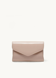 Brief Patent Leather Envelope Bag