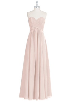Azazie Yazmin Bridesmaid Dresses Rose Petal A-Line Sweetheart Neckline Chiffon Convertible Dress image8