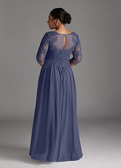 Azazie Harriet Mother of the Bride Dresses Stormy A-Line Scoop lace Mesh Dress image11