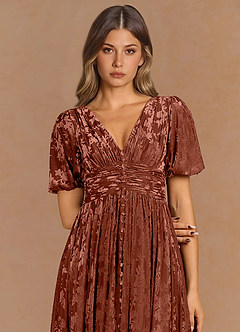 Vestido Palo De Rosa Largo Uveline image5