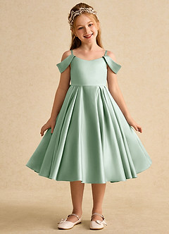 front Bow and Gliter Girls Flat Shoes