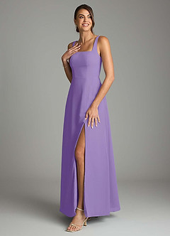 Azazie Debra Bridesmaid Dresses Tahiti A-Line with Pockets Chiffon Convertible Dress image5