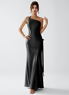 Stephanie Negru Rochie maxi din satin luminos image4