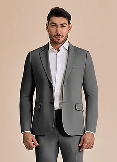 front William Charbon veste de costume
