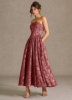 Mila Vintage Rose Midi Dress image4