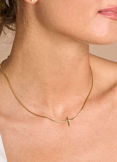 Simple Cross Necklace