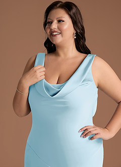 Rylina Sky Blue Maxi Dress image12