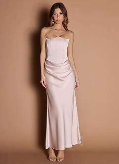Vestido Rosa Empolvado Largo Debby image2