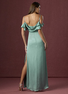 Serina Ice Blue Maxi Dress image6