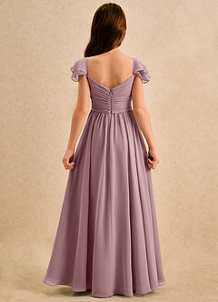 Azazie Meimei Girls Formal Flower Girl Klänningar Klä A-Line i Chiffong Plisserad image2