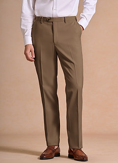 front James Truffle Structured Stretch Dress Pants