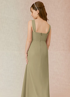 Azazie Denice Junior Cedar Rose A-Line Chiffon Dress image7