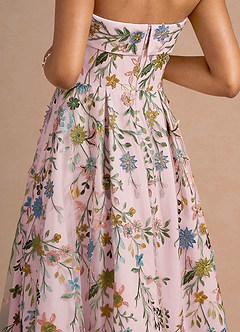 Evangeline Candy Pink Midi Dress image4