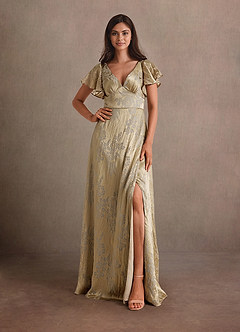 Vicky Champagne Maxi Dress image3