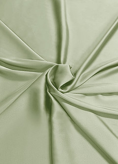 front Azazie Stretch Satin Fabric By the Yard
